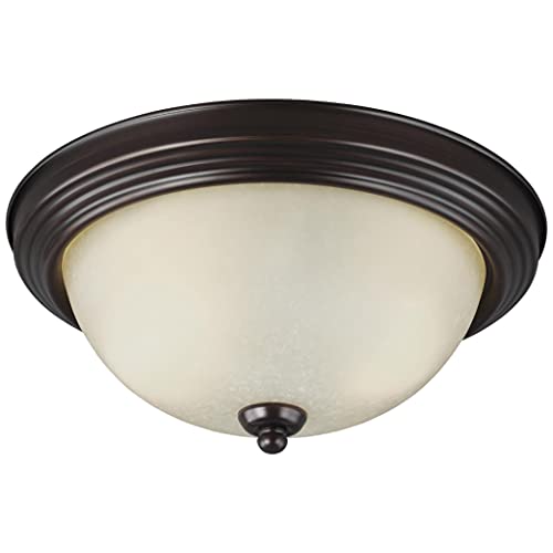 Generation Lighting 77064-710 Geary Two Light Flush Mount, Bronze Alternate Image.jpg