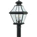 Quoizel RJ9011K Rutledge Three Light Outdoor Post Lantern, Mystic Black Alternate Image.jpg