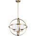 Generation Lighting 3124603EN3-848 Alturas Three Light Chandelier, Satin Brass Alternate Image.jpg
