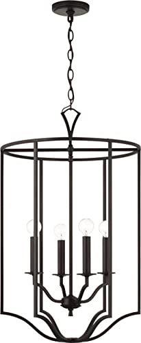 Capital Lighting 542841OB Jaymes Four Light Foyer Pendant, Old Bronze Alternate Image 4.jpg