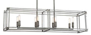 Minka-Lavery 3858-756 Langen Square Eight Light Island Pendant, Antique Nickel (Painted) Alternate Image.jpg
