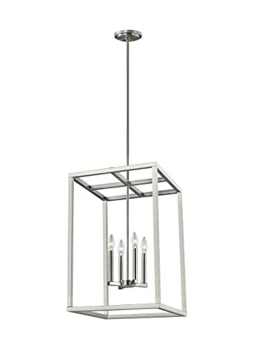 Generation Lighting 5134504-962 Moffet Street Four Light Hall / Foyer Pendant, Brushed Nickel Alternate Image.jpg