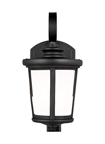 Generation Lighting 8519301-12 Eddington One Light Outdoor Wall Lantern, Black Alternate Image.jpg