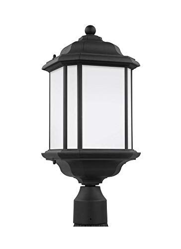 Generation Lighting 82529EN3-12 Kent One Light Outdoor Post Lantern, Black Alternate Image.jpg