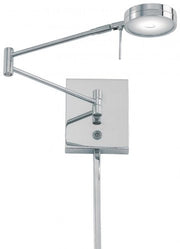 George Kovacs P4308-077 George's Reading Room LED Swing Arm Wall Lamp, Chrome Alternate Image.jpg