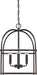 Capital Lighting 527542MB Aubrey Four Light Foyer Pendant, Matte Black Alternate Image.jpg