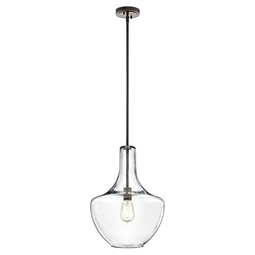 Kichler 42046OZ Everly One Light Pendant, Olde Bronze Alternate Image 3.jpg