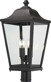 Minka-Lavery 73286-66 Savannah Four Light Outdoor Post Mount, Sand Coal Alternate Image.jpg
