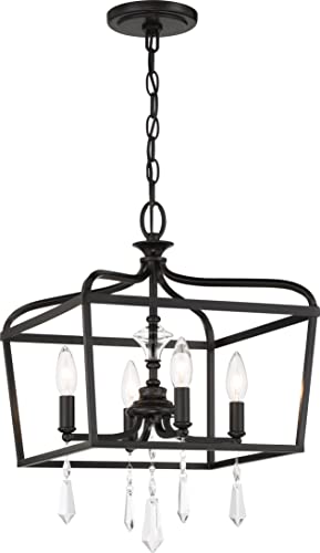 Minka-Lavery 4447-66A Laurel Estate Four Light Foyer/Semi Flush, Coal Alternate Image 2.jpg