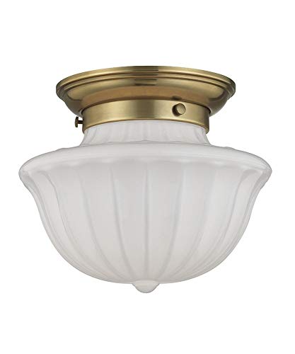 Hudson Valley 5009F-AGB Dutchess One Light Flush Mount, Aged Brass Alternate Image.jpg