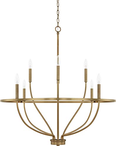 Capital Lighting 428581AD Greyson Eight Light Chandelier, Aged Brass Alternate Image.jpg