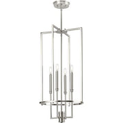Progress P500363-009 Elara Collection Four-Light New Traditional Brushed Nickel  Chandelier Foyer Light Alternate Image.jpg