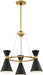 George Kovacs P1823-248 Conic Three Light Mini Chandelier, Honey Gold Alternate Image.jpg