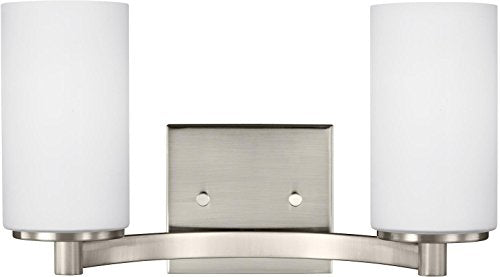 Generation Lighting 4439102EN3-962 Hettinger Two Light Wall / Bath, Brushed Nickel Alternate Image.jpg