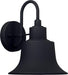 Capital Lighting 926311BK Brock One Light Outdoor Wall Lantern, Black Alternate Image.jpg