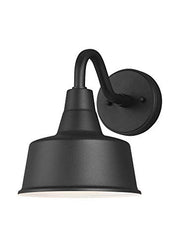 Visual Comfort Studio 8537401-12/T Barn Light One Light Outdoor Wall Lantern, Black Alternate Image.jpg