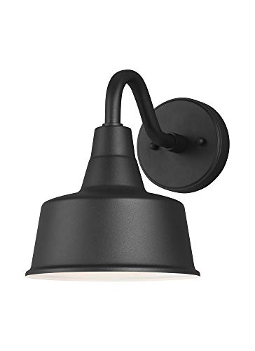 Visual Comfort Studio 8537401-12/T Barn Light One Light Outdoor Wall Lantern, Black Alternate Image.jpg