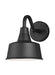 Visual Comfort Studio 8537401-12/T Barn Light One Light Outdoor Wall Lantern, Black Alternate Image.jpg