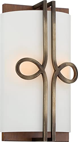 Minka-Lavery 2692-115 Yorkville Two Light Wall Sconce, Aged Darkwood With Silver Patina Alternate Image.jpg