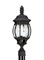 Generation Lighting 82200EN-12 Wynfield Two Light Outdoor Post Lantern, Black Alternate Image.jpg
