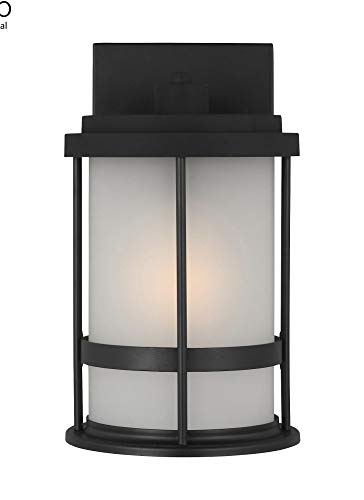 Generation Lighting 8590901EN3-12 Wilburn One Light Outdoor Wall Lantern, Black Alternate Image.jpg