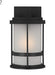 Generation Lighting 8590901EN3-12 Wilburn One Light Outdoor Wall Lantern, Black Alternate Image.jpg