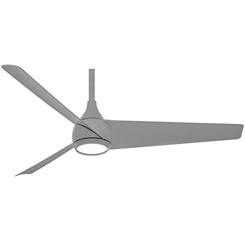 Minka-Aire F678L-GRY Twist 52" Ceiling Fan, Grey Alternate Image.jpg