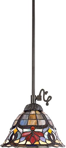 Quoizel TF1536VB Hyacinth One Light Mini Pendant, Vintage Bronze Alternate Image 2.jpg