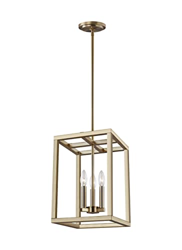 Generation Lighting 5134503EN-848 Moffet Street Three Light Hall / Foyer, Satin Brass Alternate Image.jpg