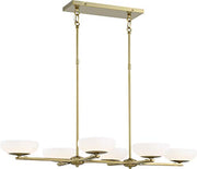 George Kovacs P1466-695-L Scale LED Island Pendant, Soft Rass Alternate Image.jpg