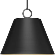 Progress P500368-31M Parkhurst Collection Three-Light New Traditional Matte Black Metal Pendant Light Alternate Image.jpg