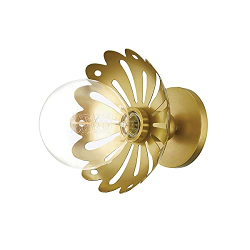 Mitzi H353101-AGB Alyssa One Light Wall Sconce, Aged Brass Alternate Image.jpg