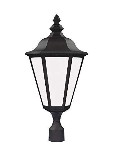 Generation Lighting 89025EN3-12 Brentwood One Light Outdoor Post Lantern, Black Alternate Image.jpg