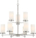 Minka-Lavery 4099-84 Haisley Nine Light Chandelier, Brushed Nickel Alternate Image.jpg