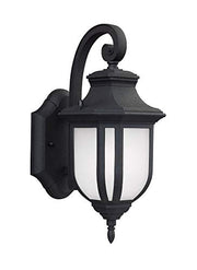 Generation Lighting 8536301-12 Childress One Light Outdoor Wall Lantern, Black Alternate Image.jpg