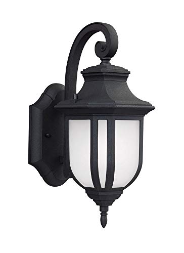 Generation Lighting 8536301-12 Childress One Light Outdoor Wall Lantern, Black Alternate Image.jpg