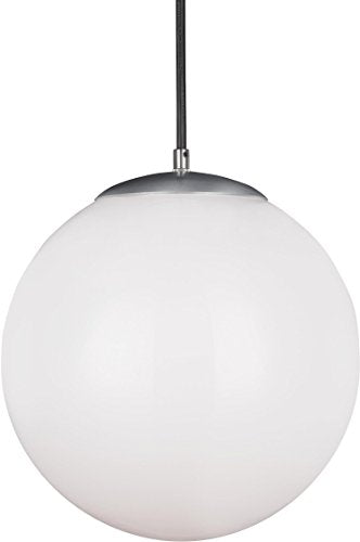 Visual Comfort Studio 6024EN3-04 Leo - Hanging Globe One Light Pendant, Satin Aluminum Alternate Image.jpg