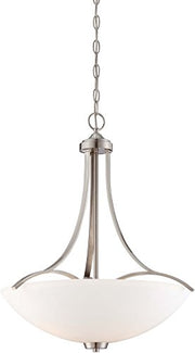 Minka-Lavery 4964-84 Overland Park Three Light Pendant, Brushed Nickel Alternate Image.jpg