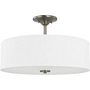 Progress P350167-009 Inspire Collection Brushed Nickel Three-Light 18" Semi-Flush Mount Alternate Image 2.jpg