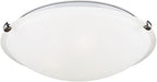 Generation Lighting 7543503EN3-962 Clip Ceiling Flush Mount Three Light Flush Mount, Brushed Nickel Alternate Image.jpg