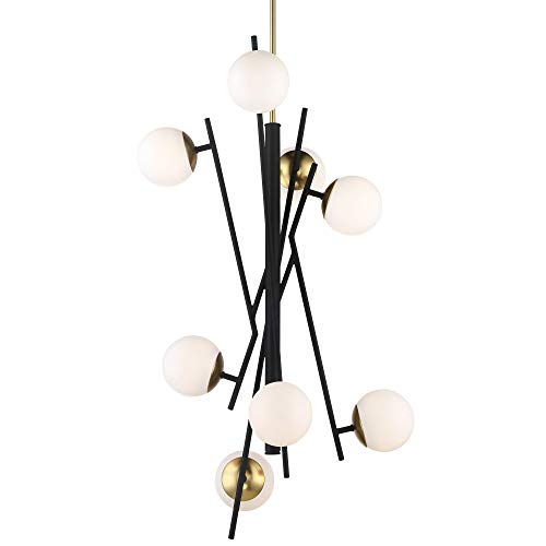 George Kovacs P359-618-L Alluria LED Foyer Pendant, Weathered Black W/Autumn Gold Alternate Image.jpg