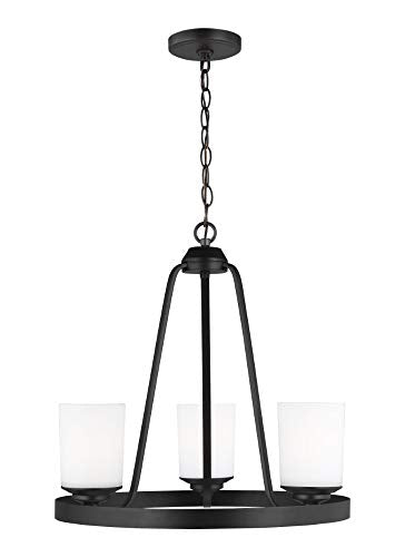 Generation Lighting 3130705EN3-112 Kemal Five Light Chandelier, Midnight Black Alternate Image.jpg
