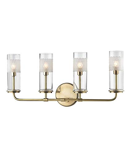 Hudson Valley 3904-AGB Wentworth Four Light Wall Sconce, Aged Brass Alternate Image.jpg