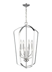 Generation Lighting 5134908EN-962 Romee Eight Light Hall / Foyer, Brushed Nickel Alternate Image.jpg