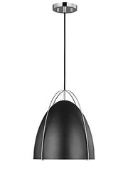 Visual Comfort Studio 6551701EN3-05 Norman One Light Pendant, Chrome Alternate Image.jpg