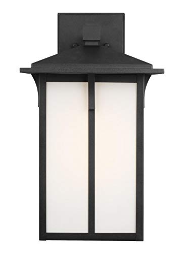 Generation Lighting 8752701EN3-12 Tomek One Light Outdoor Wall Lantern, Black Alternate Image.jpg