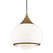 Mitzi H281701L-AGB Reese One Light Pendant, Aged Brass Alternate Image.jpg