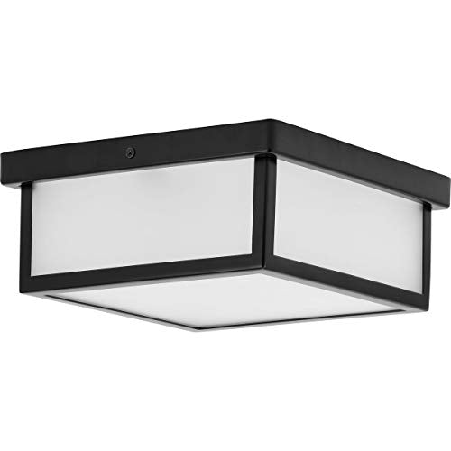 Progress P350114-031-30 Box LED Black One-Light 10" LED Flush Mount Alternate Image.jpg