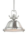 Generation Lighting 6514401-962 Stone Street One Light Pendant, Brushed Nickel Alternate Image.jpg