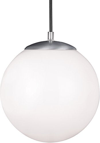 Visual Comfort Studio 6020-04 Leo - Hanging Globe One Light Pendant, Satin Aluminum Alternate Image.jpg